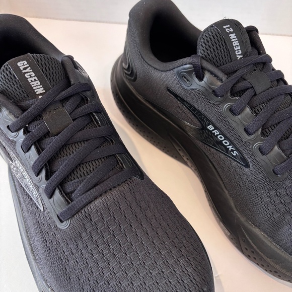 EUC Brooks Women's Glycerin 21 Black Ebony SZ 8.5 Running Shoe Sneaker - Picture 6 of 13